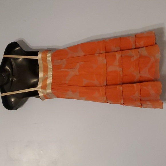 🧡Development By Erica Davies Silk Dress - Picture 4 of 12